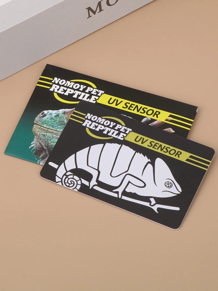 UVB Light Test Card for Reptiles – UV Bulb Tester Paper for Turtles, Lizards & Amphibians