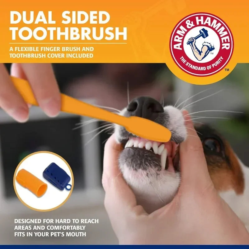 Dog Dental Care Kit – Toothbrush & Toothpaste for Plaque Control