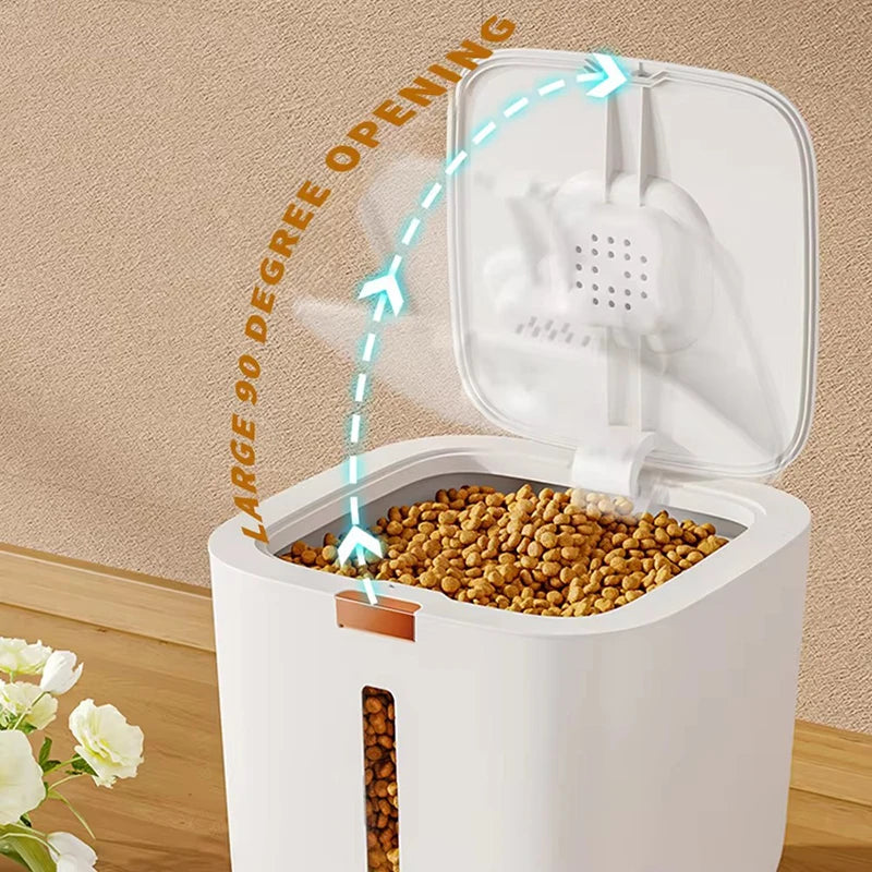 FreshBite Pet Food Bin – Airtight 5kg/7kg Kibble Storage