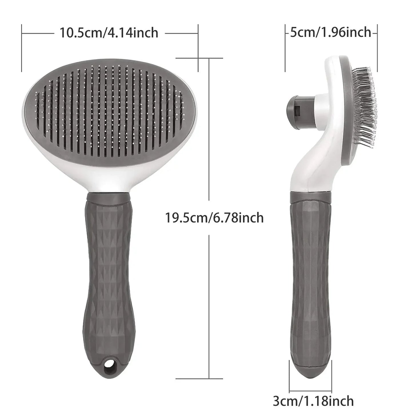 Self-Cleaning Pet Grooming Brush – Deshedding & Dematting Tool