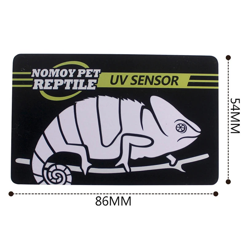 UVB Light Test Card for Reptiles – UV Bulb Tester Paper for Turtles, Lizards & Amphibians