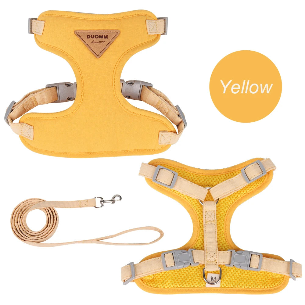 PurrStep™ Cat Harness & Leash Set – Breathable Stylish Outdoor Gear