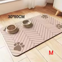 CleanFeeder Dog Bowl Mat Sleek, Spill-Proof Design