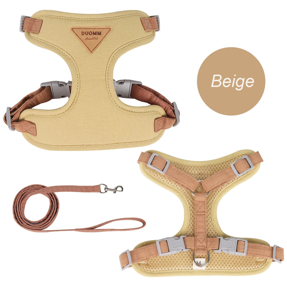 PurrStep™ Cat Harness & Leash Set – Breathable Stylish Outdoor Gear