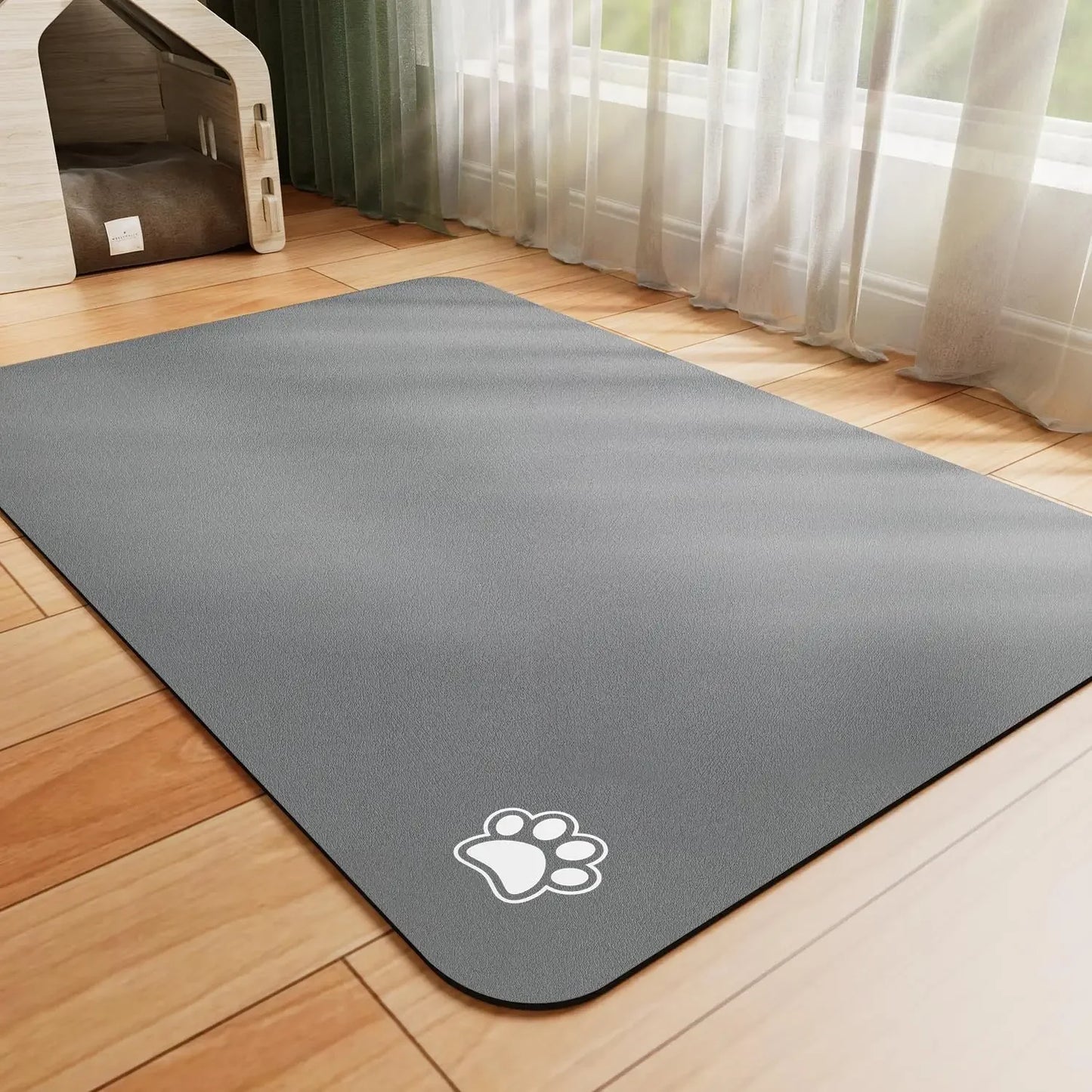 CleanBite™ Pet Feeding Mat – Absorbent Quick-Dry Placemat