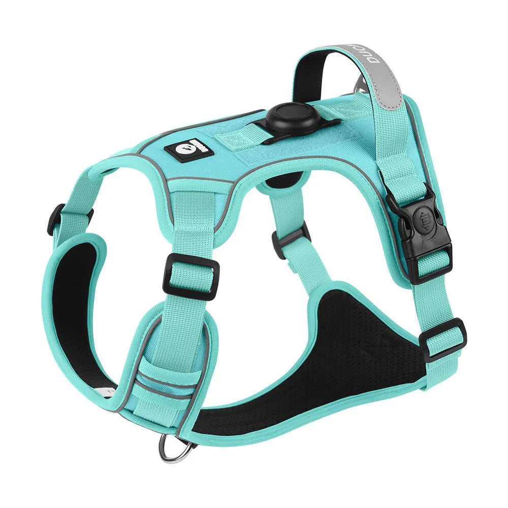 Adjustable Dog Harness with Built-in AirTag Holder