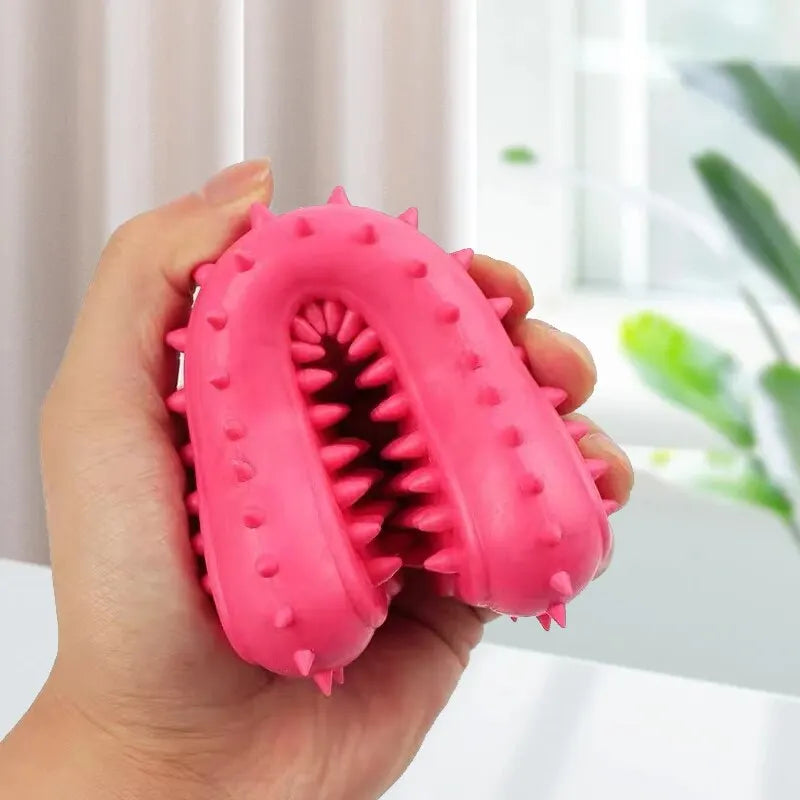 Tiny Tuff Bone – Soft Rubber Chew Toy for Small Dogs