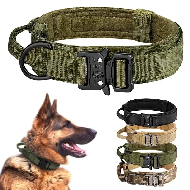 TactiPup™ Pro Collar – Heavy-Duty Tactical Dog Collar for Medium & Large Breeds