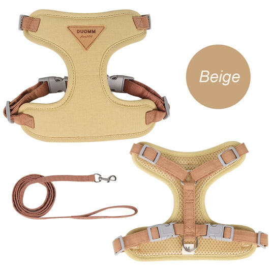 PurrStep™ Cat Harness & Leash Set – Breathable Stylish Outdoor Gear