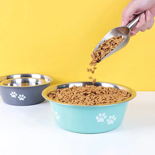 BOUSSAC Stainless steel water/food bowl, small & large breed