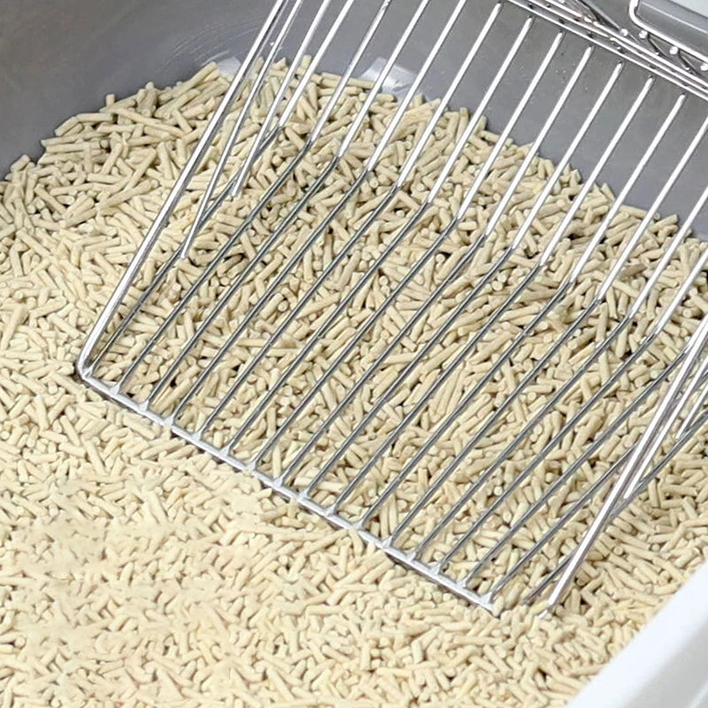 DuraScoop™ Metal Cat Litter Scoop – Heavy-Duty Aluminum with Grip