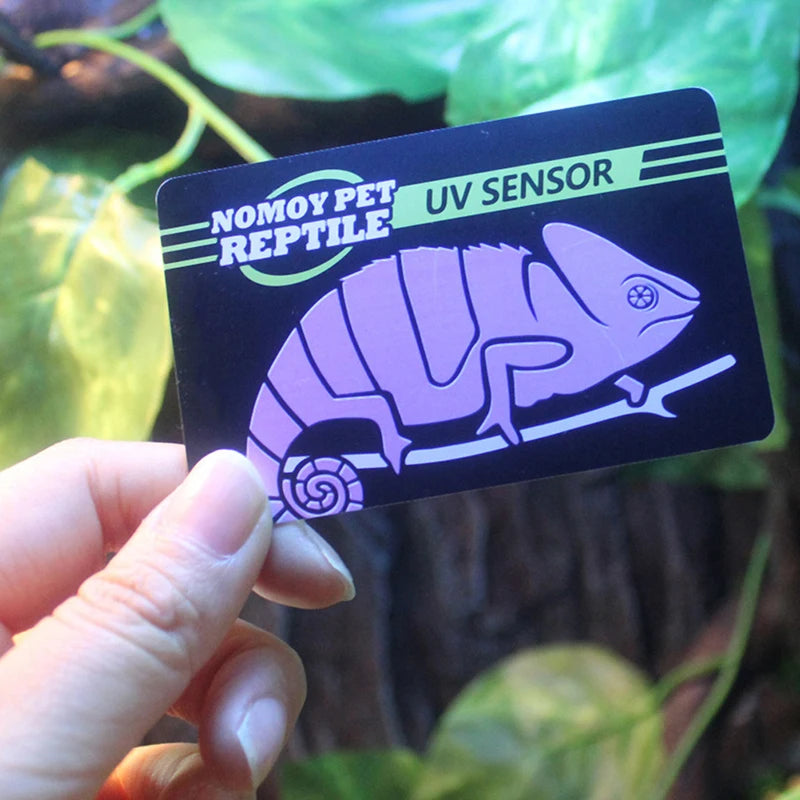 UVB Light Test Card for Reptiles – UV Bulb Tester Paper for Turtles, Lizards & Amphibians