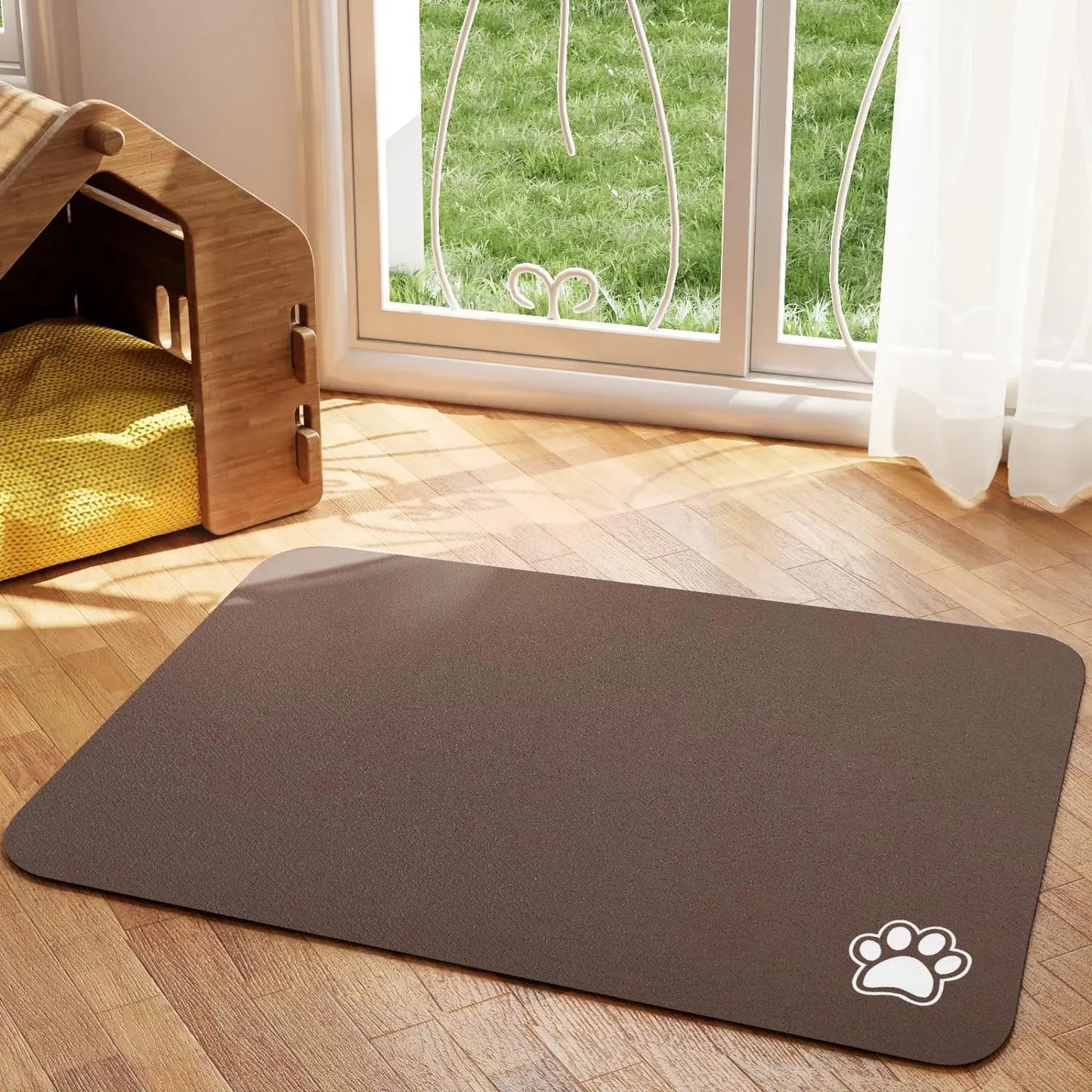 CleanBite™ Pet Feeding Mat – Absorbent Quick-Dry Placemat