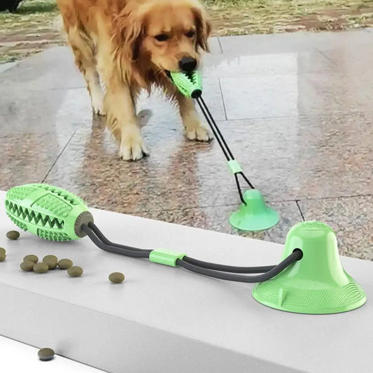 Tug-n-Treat™ Suction Cup Dog Toy – Chew & Treat Puzzle