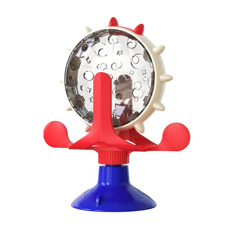 Interactive 360° Rotating Cat Feeder Toy