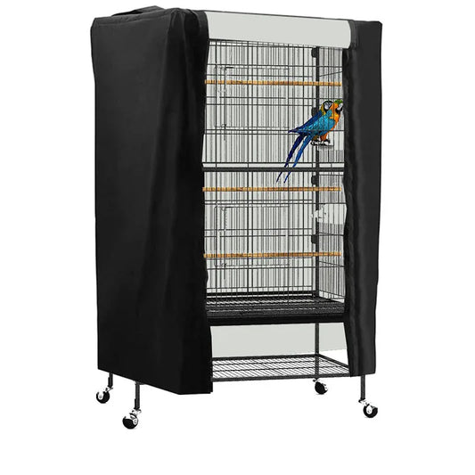 Universal Bird Cage Cover – Breathable, Dustproof & Light-Blocking Parrot Cage Shade