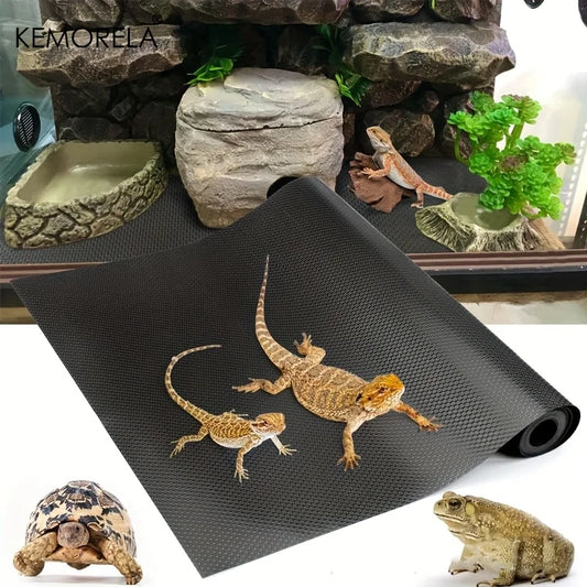 KEMORELA Reptile Carpet Mat – Soft Terrarium Liner for Snakes, Lizards & Amphibians