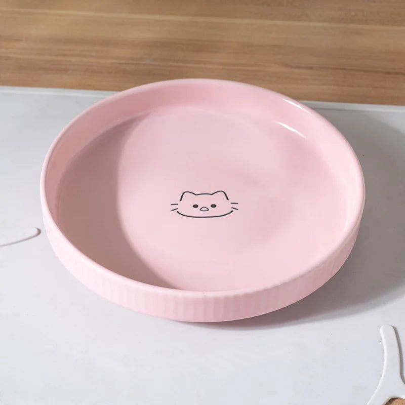 WhiskerWare™ Ceramic Cat Bowl
