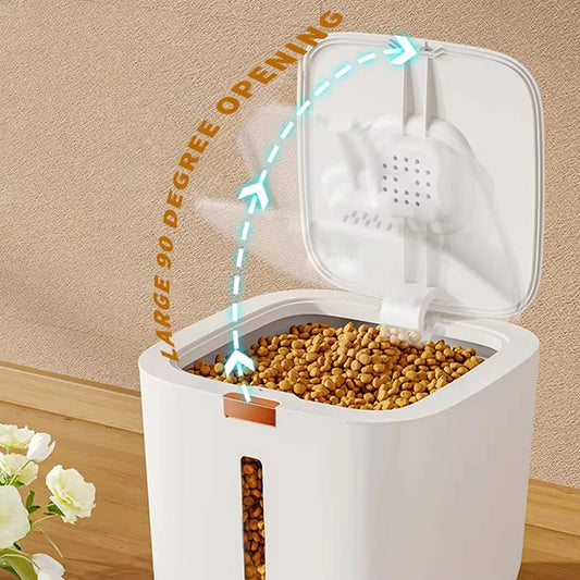 FreshBite Pet Food Bin – Airtight 5kg/7kg Kibble Storage