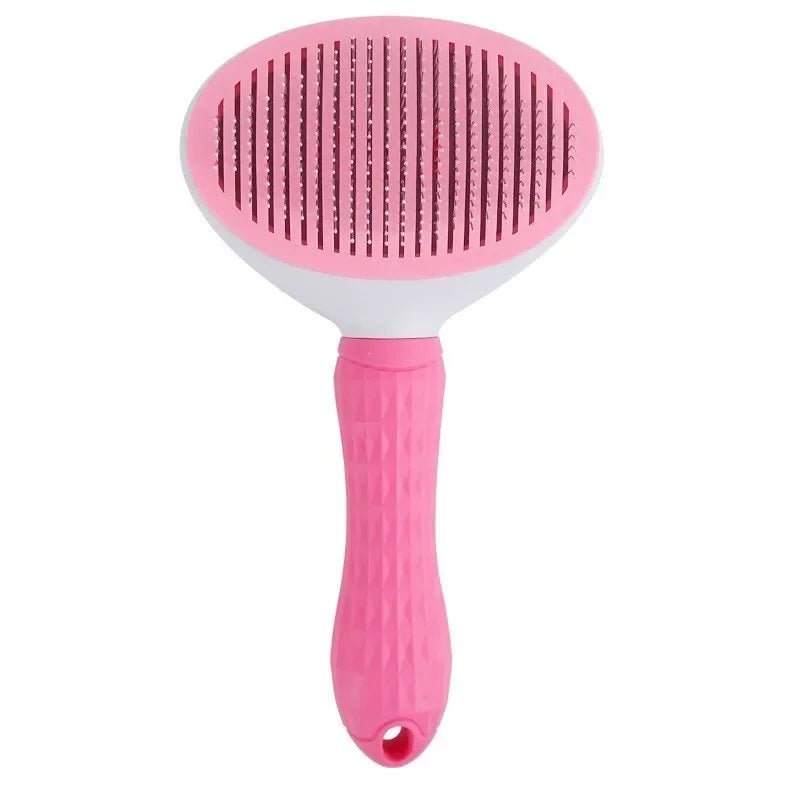 Self-Cleaning Pet Grooming Brush – Deshedding & Dematting Tool