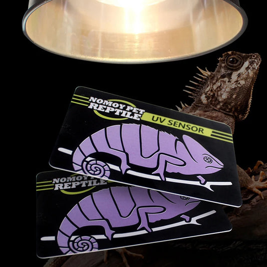 UVB Light Test Card for Reptiles – UV Bulb Tester Paper for Turtles, Lizards & Amphibians