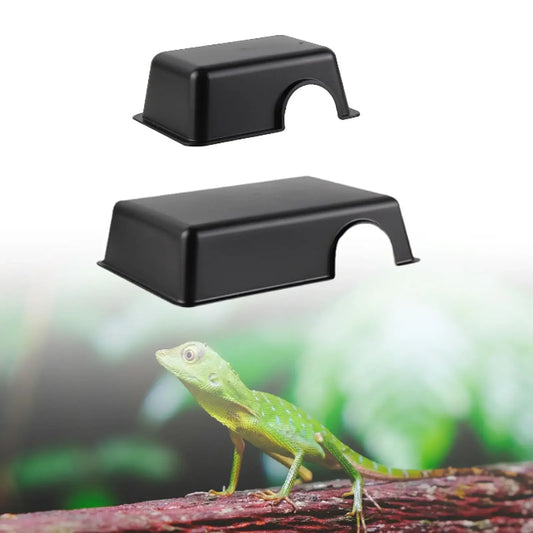 Reptile Hide Box – Ventilated Humid Shelter for Geckos, Snakes & Small Reptiles
