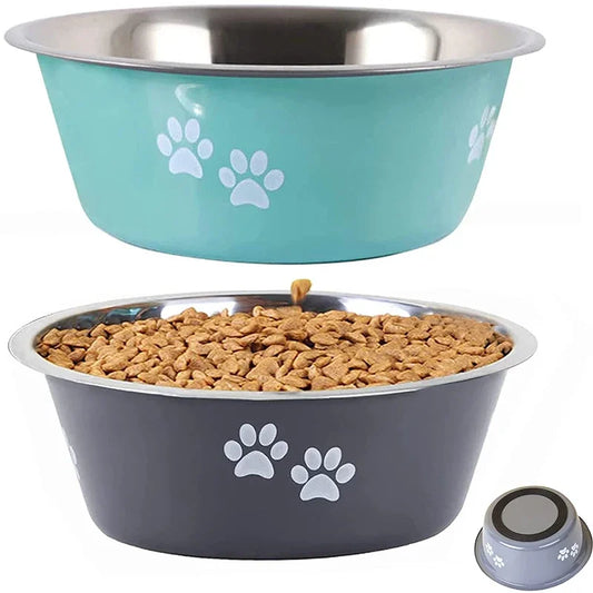 BOUSSAC Stainless steel water/food bowl, small & large breed