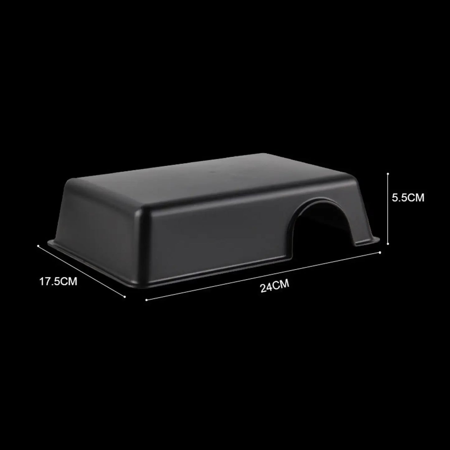 Reptile Hide Box – Ventilated Humid Shelter for Geckos, Snakes & Small Reptiles