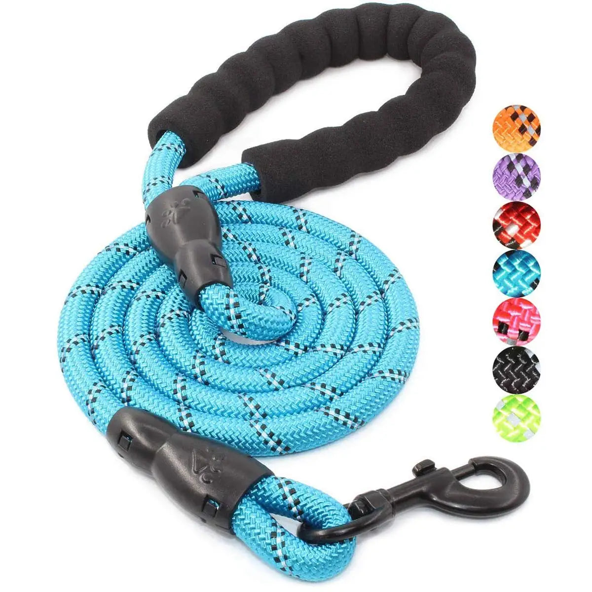 Reflective Dog Leash – Reinforced Lead with Soft Handle