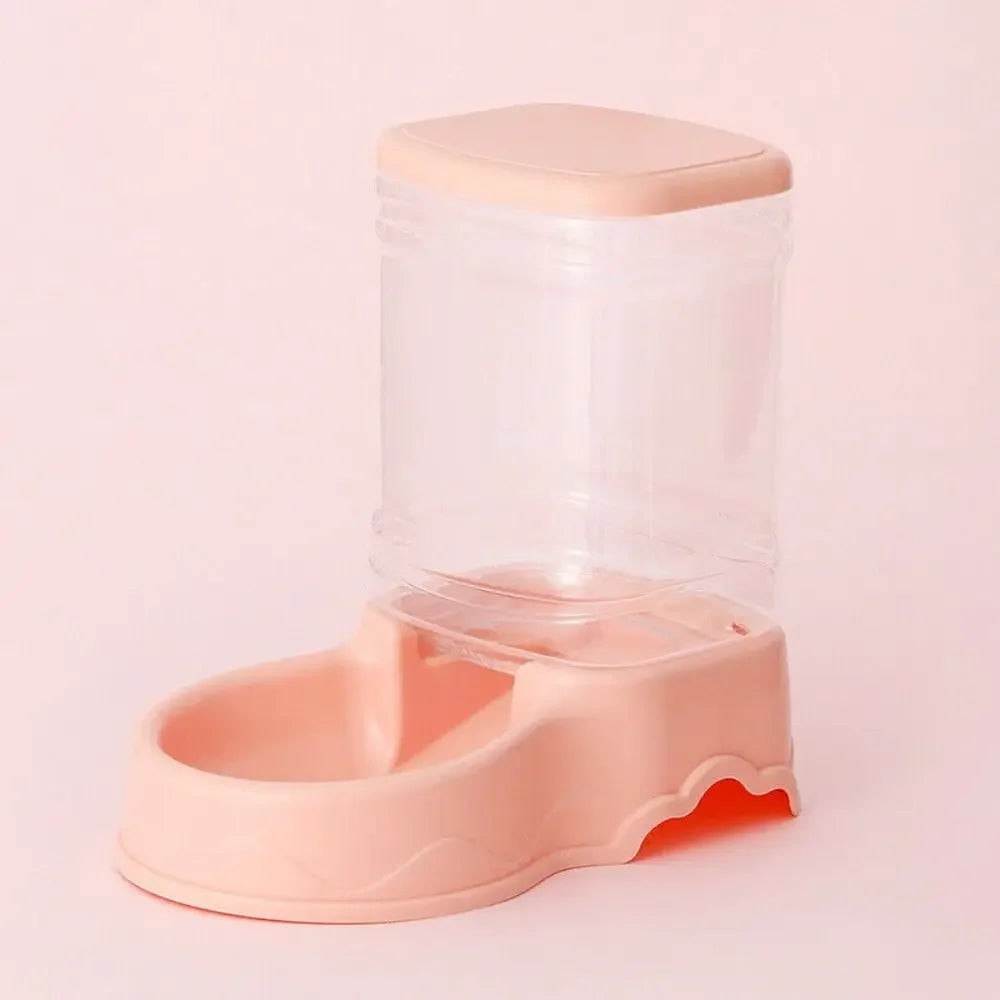 AquaFeast™ 3.8L Automatic Water & Food Dispenser – Gravity Feeder