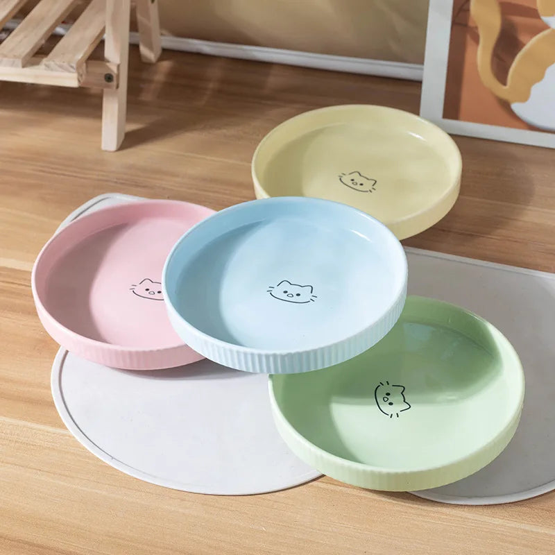 WhiskerWare™ Ceramic Cat Bowl