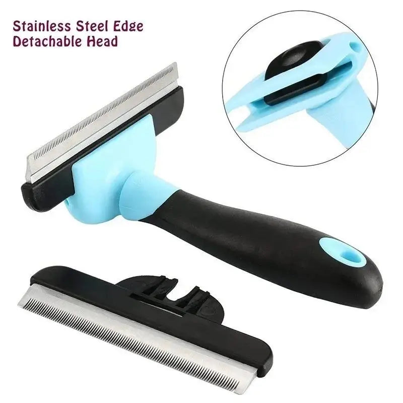 Double-Sided Pet Grooming Brush – Deshedding & Dematting Comb for Dogs and Cats