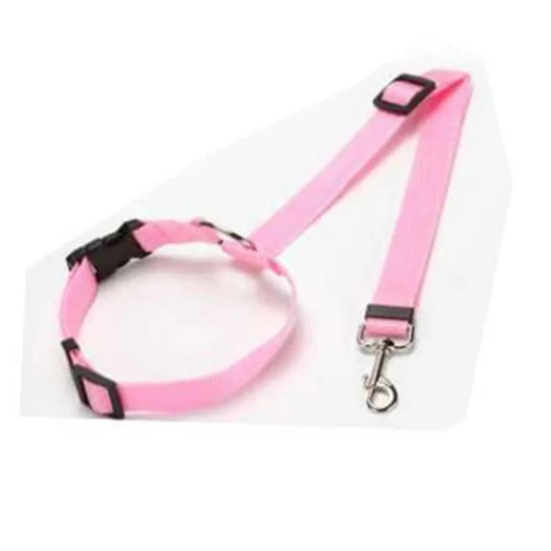 SafeRide™ Adjustable Dog Car Seat Belt – Durable Nylon Safety Restraint