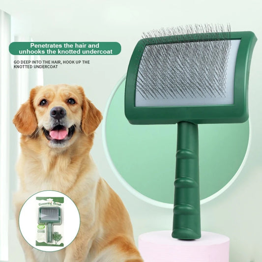 ProGlide™ Extra Long Pin Slicker Brush – Detangling & De-Shedding for Large Dogs