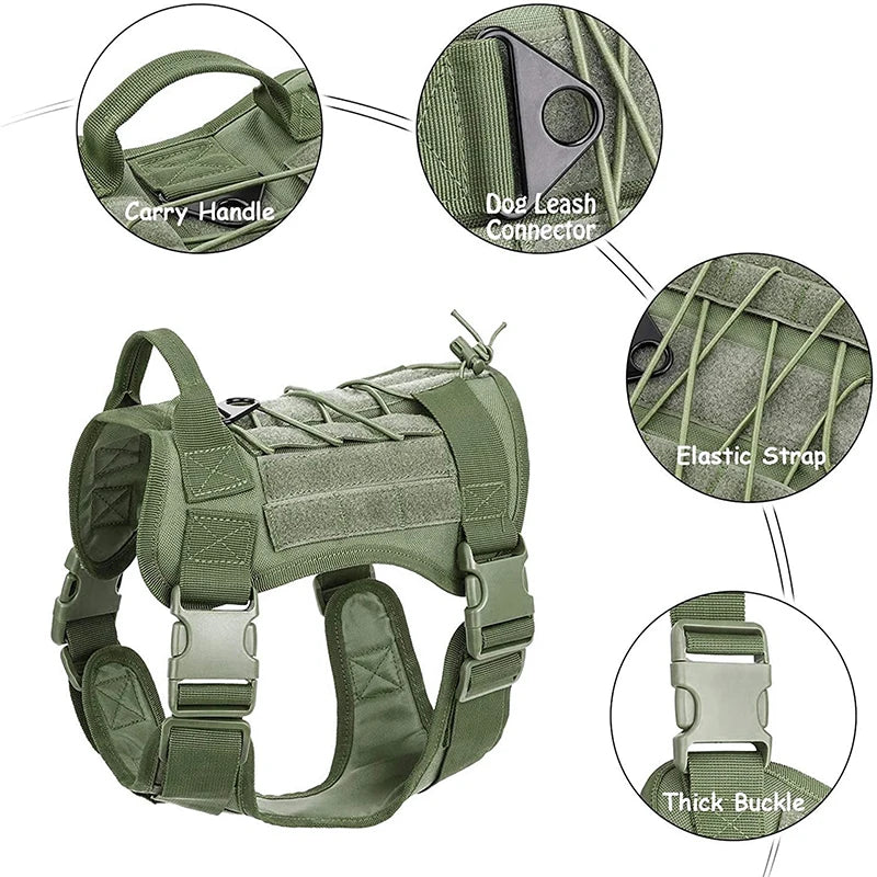Tactical Dog Harness with Handle