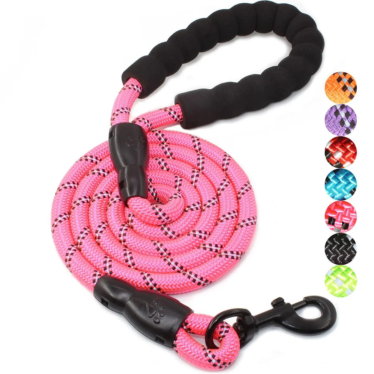 Reflective Dog Leash – Reinforced Lead with Soft Handle