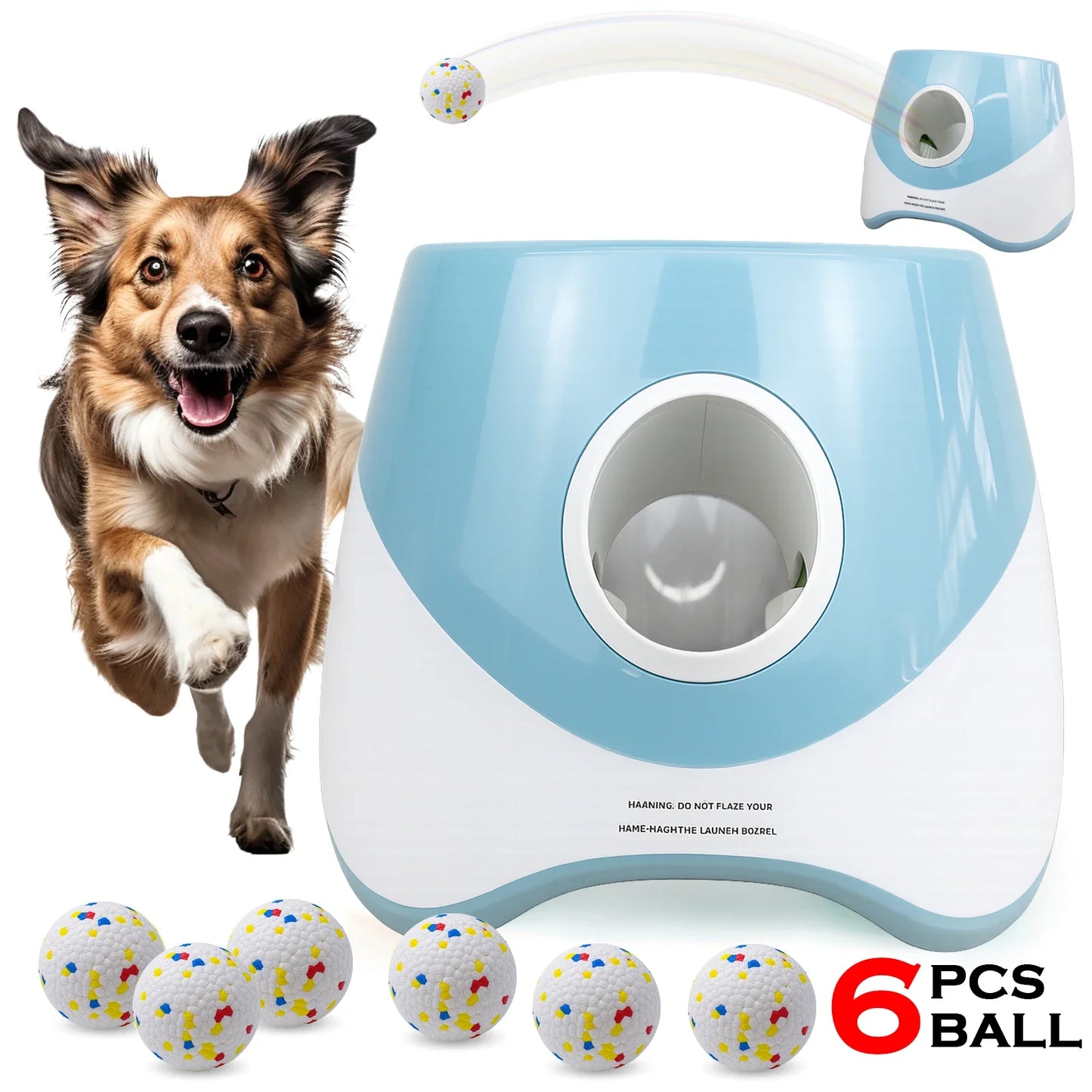 Automatic Dog Ball Launcher – Rechargeable Interactive Fetch Toy