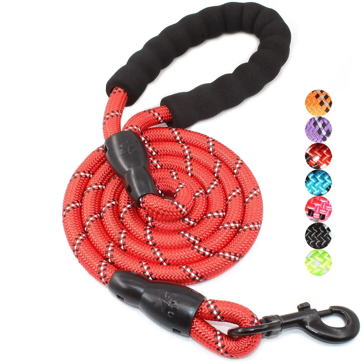 Reflective Dog Leash – Reinforced Lead with Soft Handle