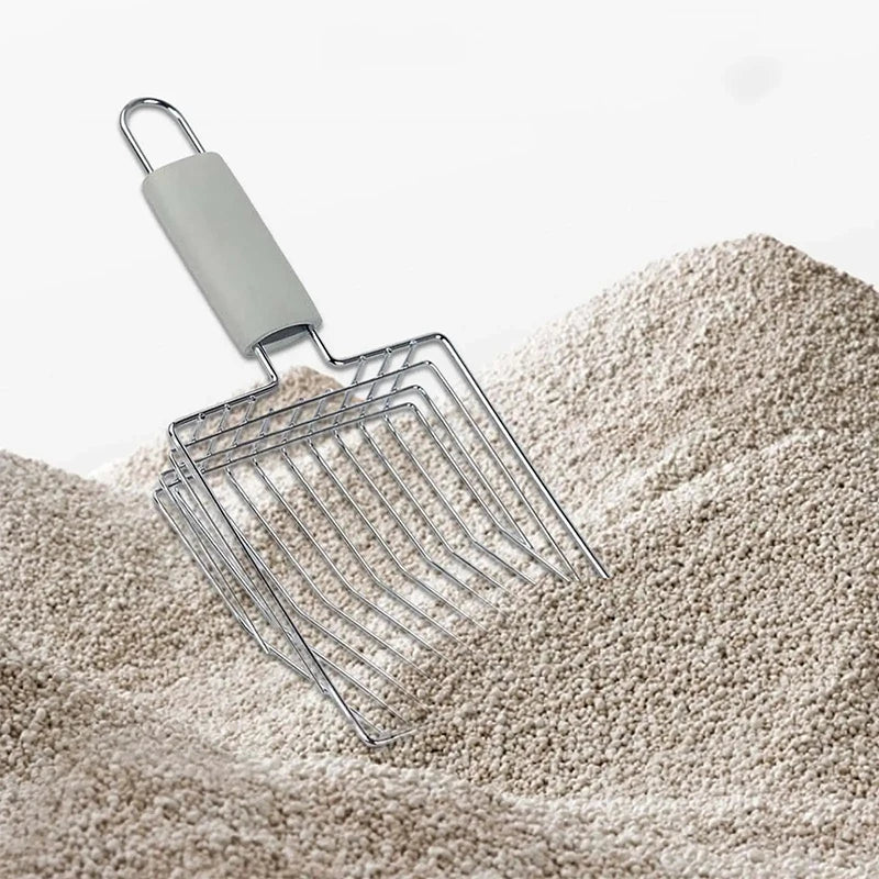 DuraScoop™ Metal Cat Litter Scoop – Heavy-Duty Aluminum with Grip