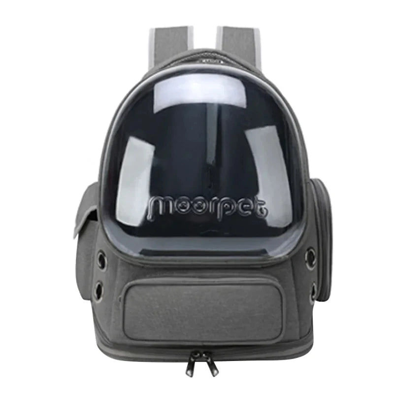 Transparent Cat & Small Dog Travel Backpack – Breathable Pet Carrier Bag for Outdoor Adventures