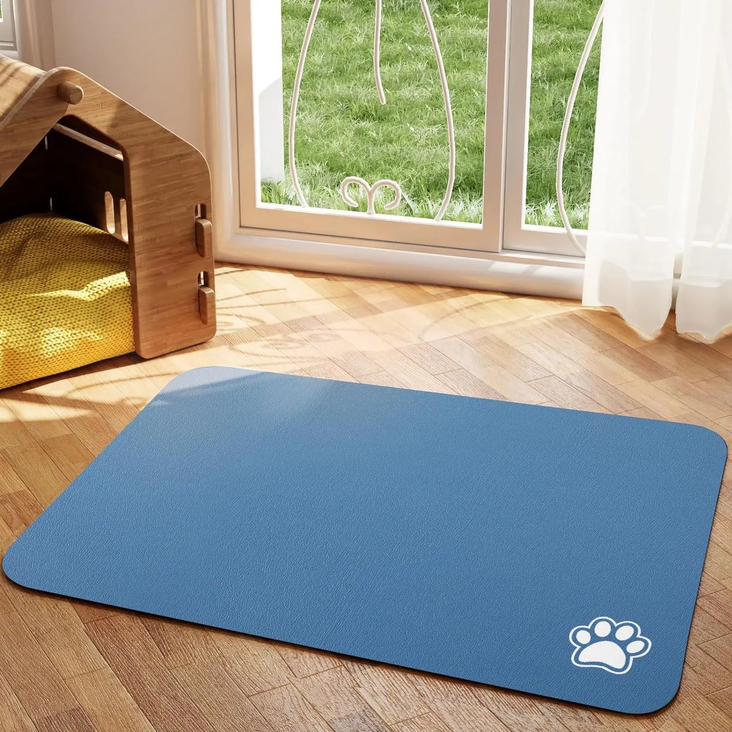 CleanBite™ Pet Feeding Mat – Absorbent Quick-Dry Placemat