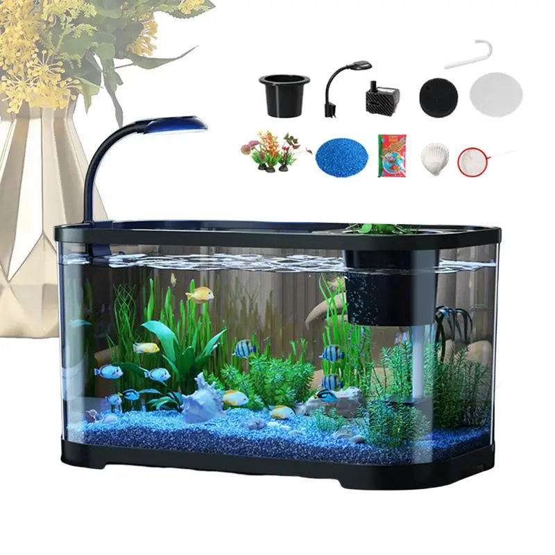 Beginner Betta Aquarium Kit – Compact Desktop Fish Tank for Home or Office