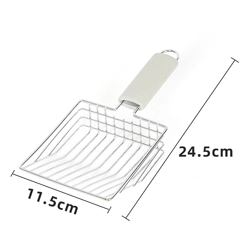 DuraScoop™ Metal Cat Litter Scoop – Heavy-Duty Aluminum with Grip